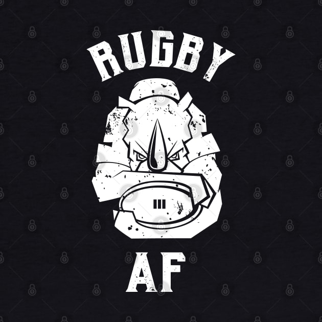 Rugby AF Rhino mascot by atomguy